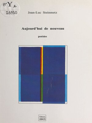 cover image of Aujourd'hui de nouveau